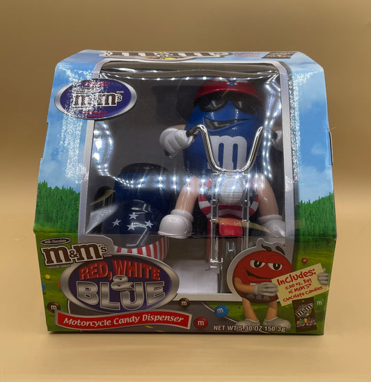 M&M's Red, White & Blue Motorcycle Candy Dispenser