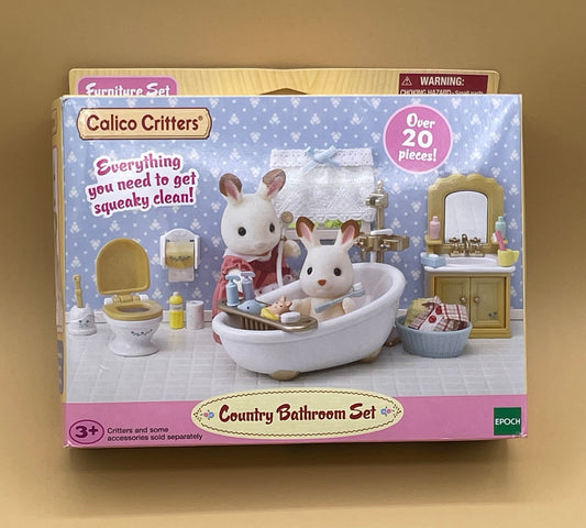 Calico Critters Country Bathroom Set