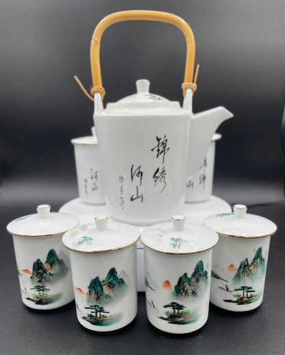 Vintage Porcelain Tea Set