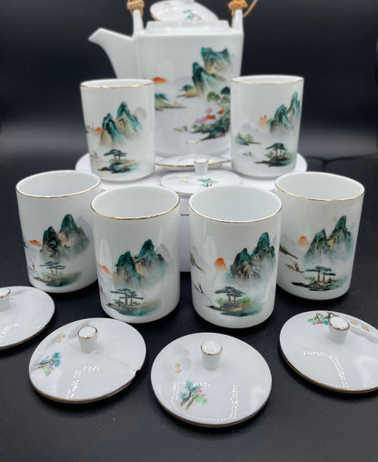 Vintage Porcelain Tea Set