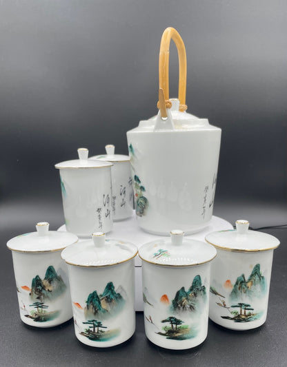 Vintage Porcelain Tea Set