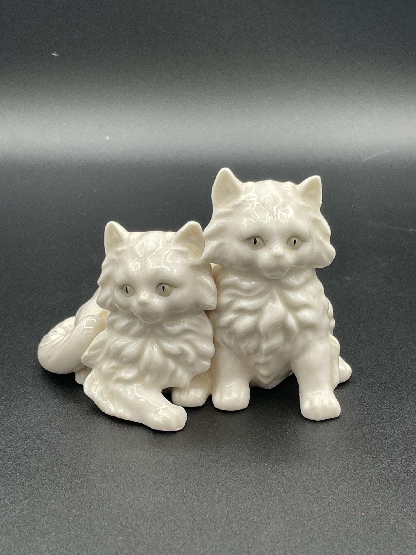 White Porceline Cats Figurine