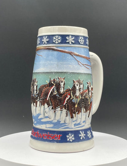 1995 Budweiser Holiday Stein