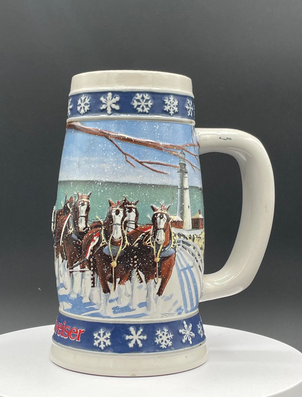 1995 Budweiser Holiday Stein