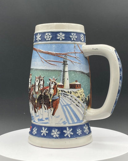 1995 Budweiser Holiday Stein