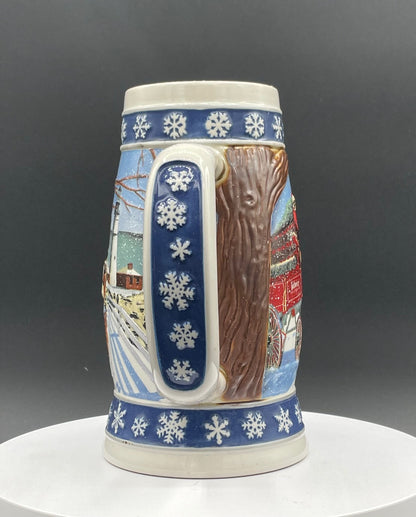 1995 Budweiser Holiday Stein