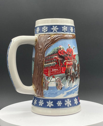 1995 Budweiser Holiday Stein