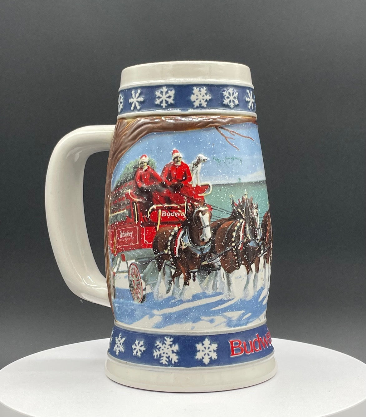 1995 Budweiser Holiday Stein