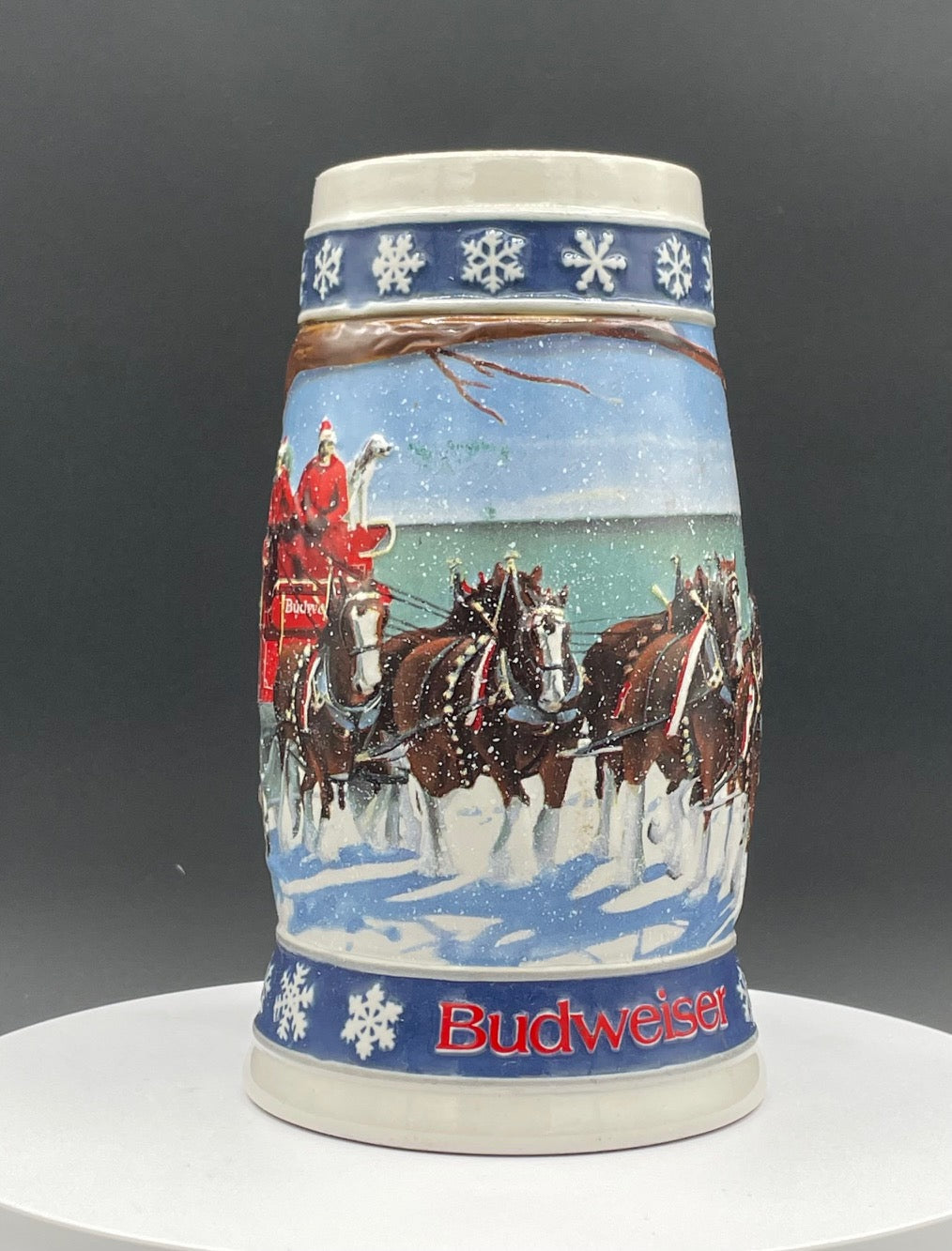 1995 Budweiser Holiday Stein