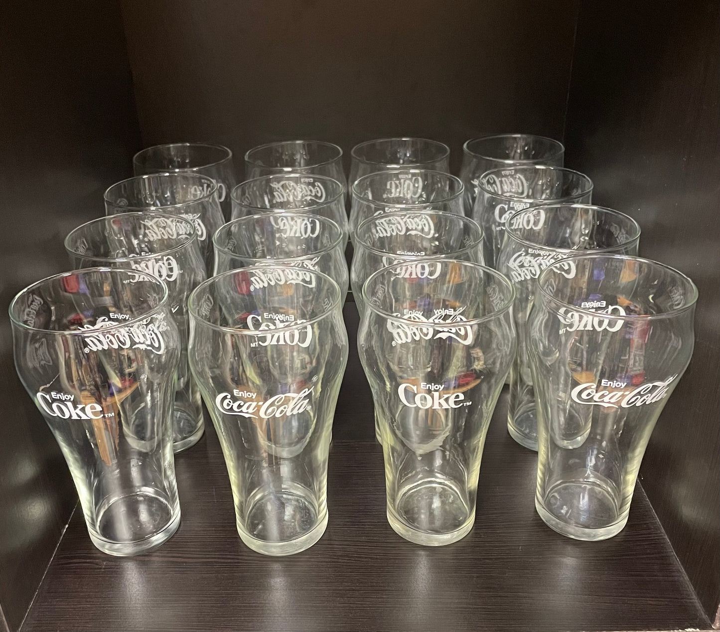 Coca-Cola Glasses - Set of 16