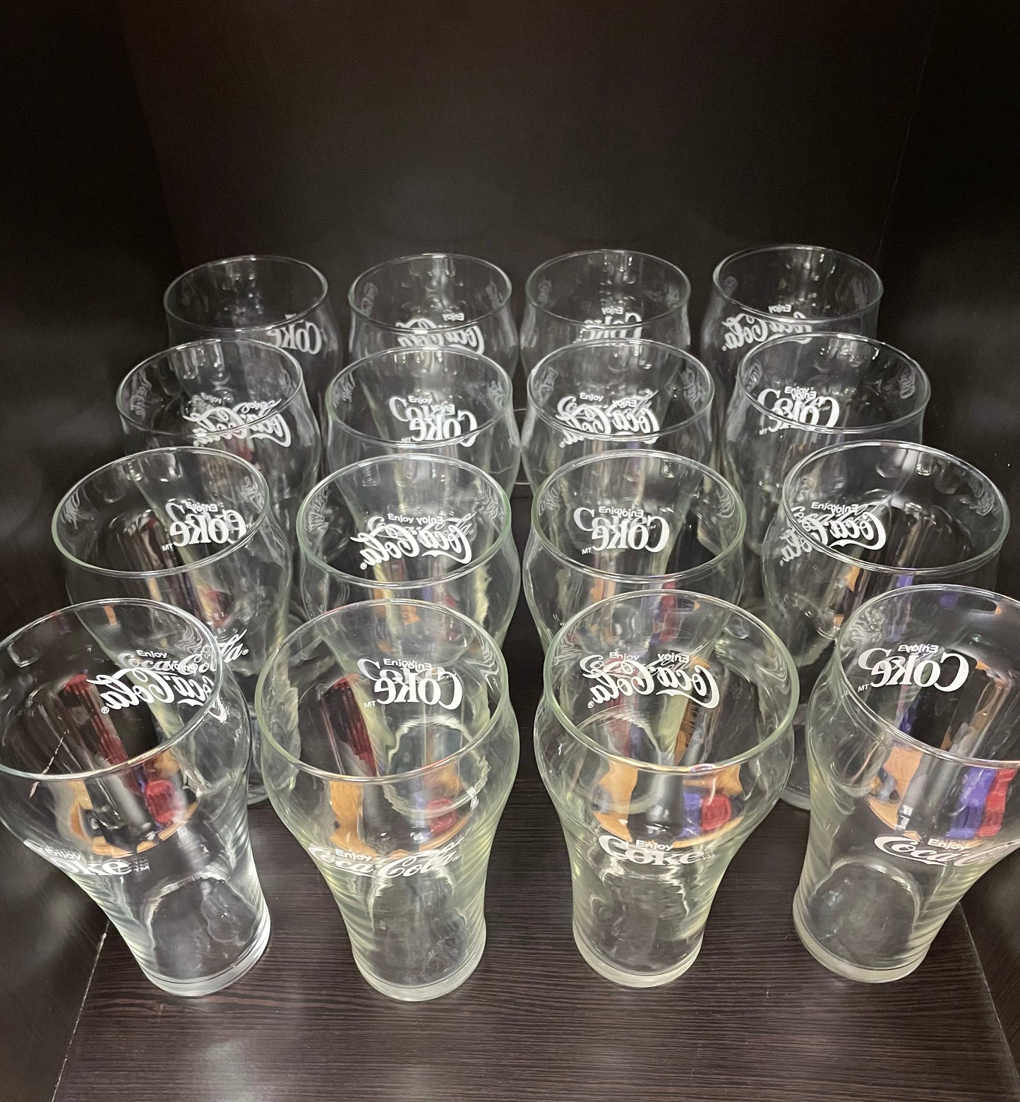 Coca-Cola Glasses - Set of 16