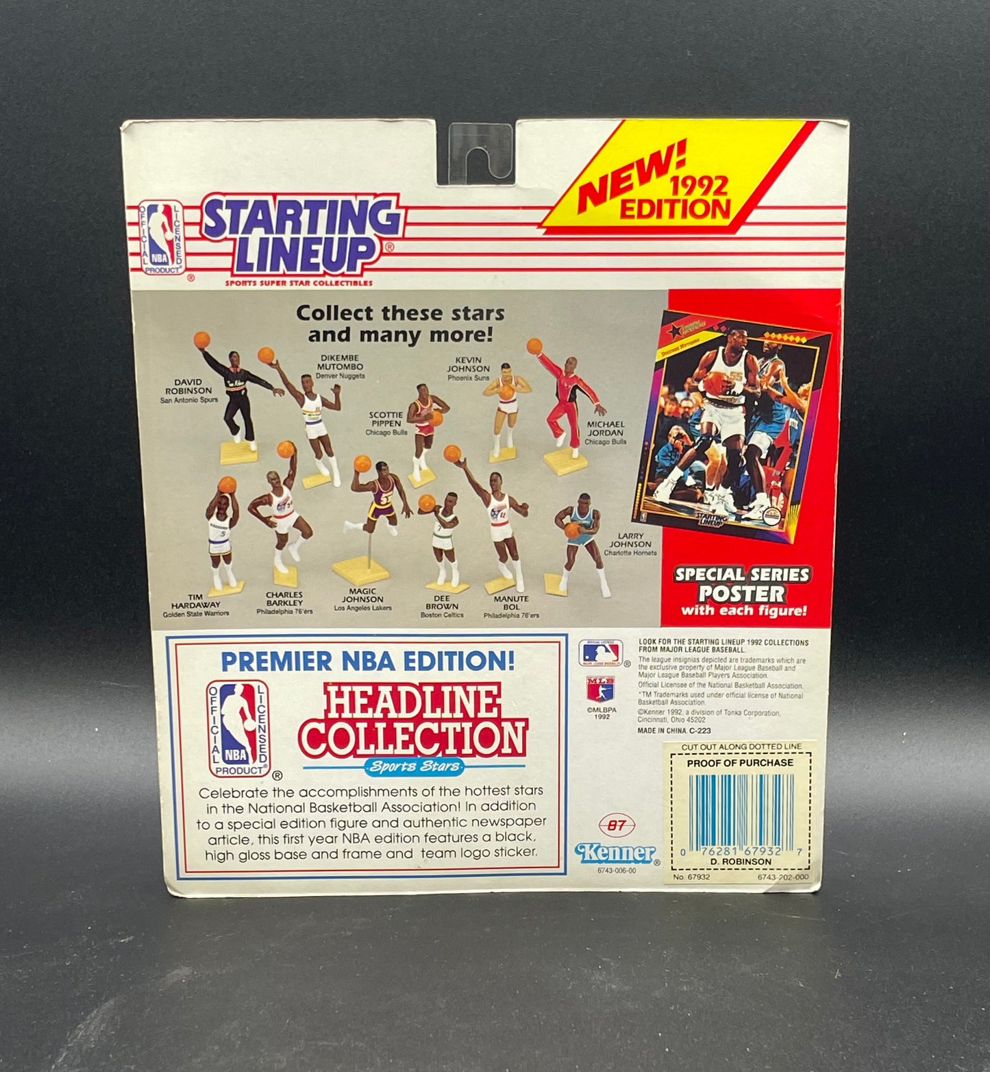 David Robinson Starting Lineup 1992