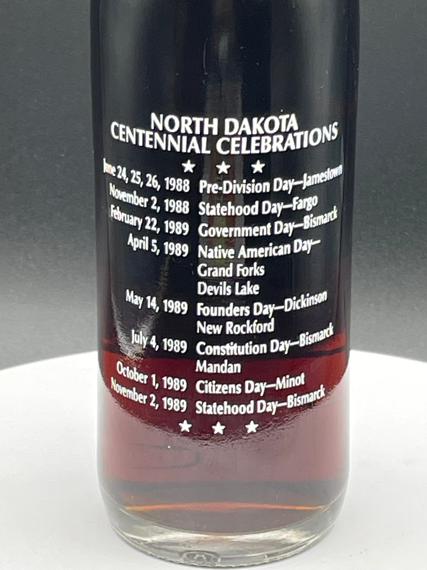 North Dakota Centennial Coca Cola Bottle